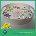 12" Round PLA Plastic Serving Tray for Kids